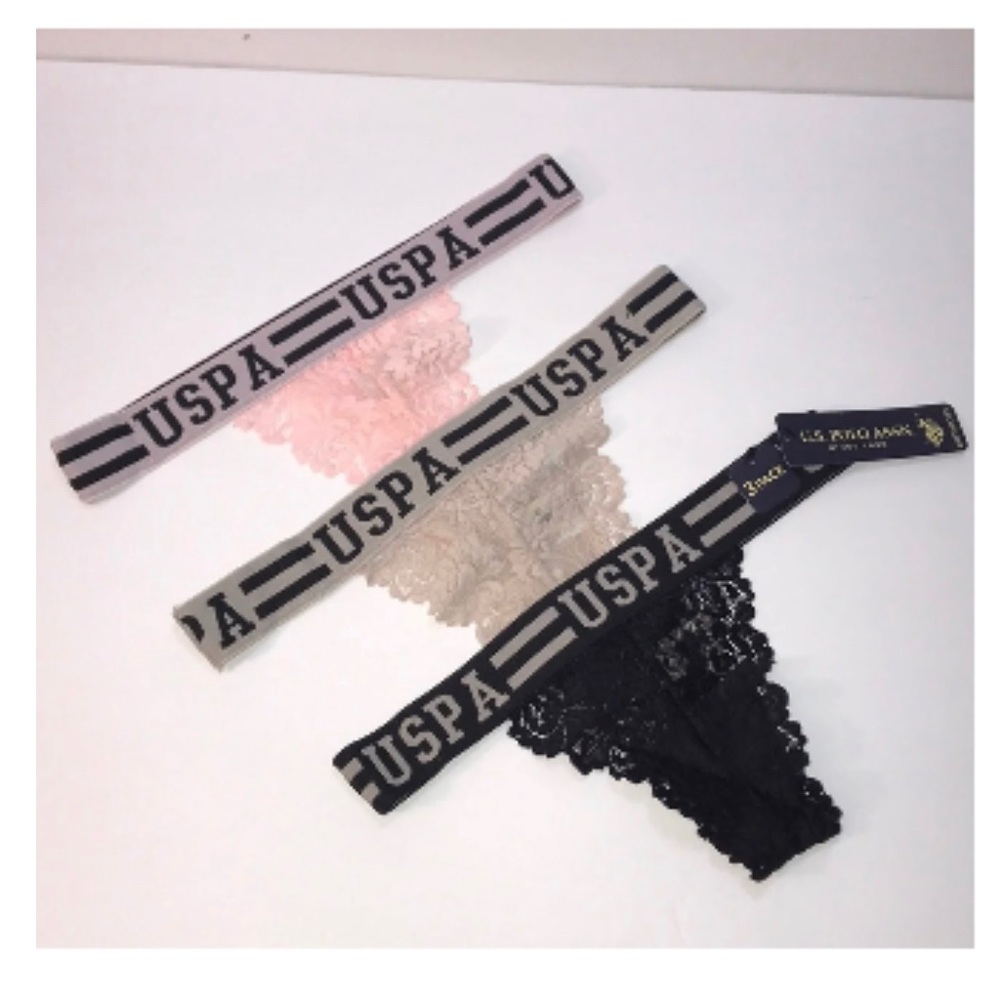 NEW U.S Polo ASSN 95 3 pieces thong Size L